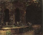 Carl Blechen Grotto in the Park at the Villa d-Este in Rome oil painting picture wholesale